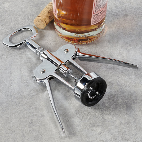 Oneida Wing Corkscrew (StainlessSteel, Chrome Plated Wine And Bottle